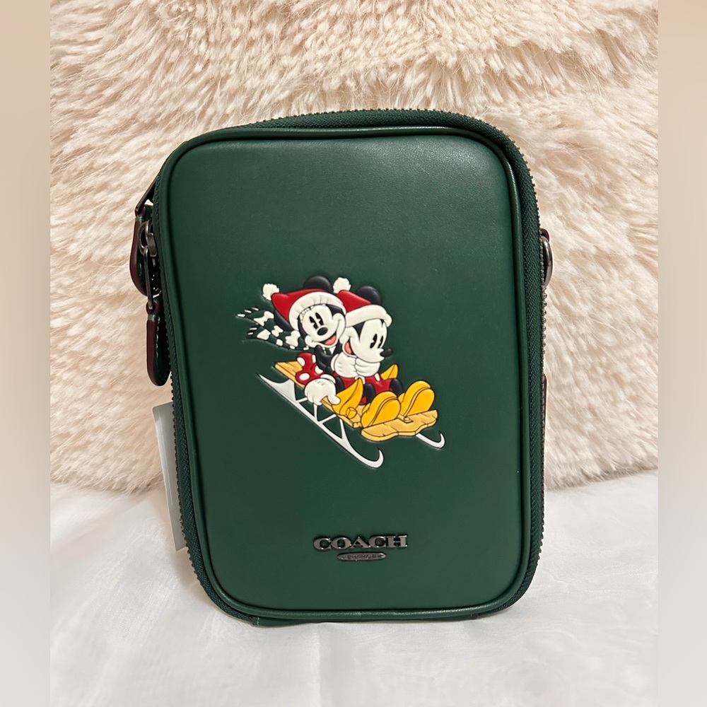 Coach X Disney Stanton crossbody with winter motif